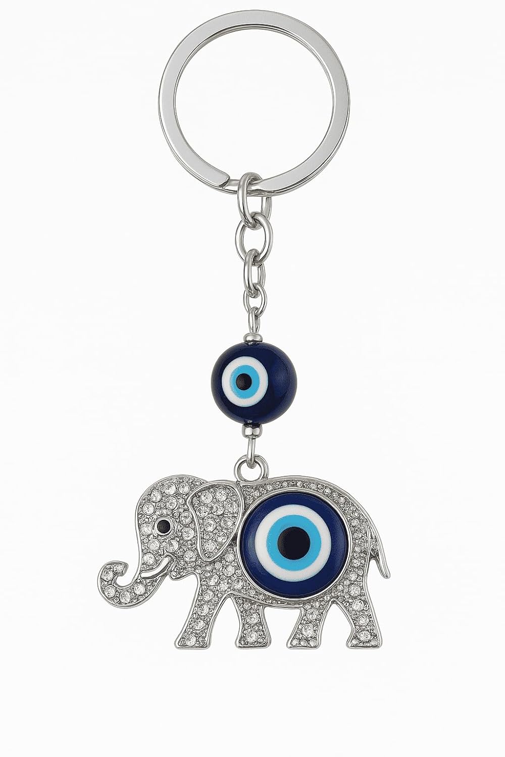 Unyks Star Evil Eye Keychain for Car, Bike & Home | Premium Blue Nazar Protection Charm | Anti-Rust Metal Key Ring for Men & Women | Stylish Key Holder Gift for Good Luck & Positivit - Image 3