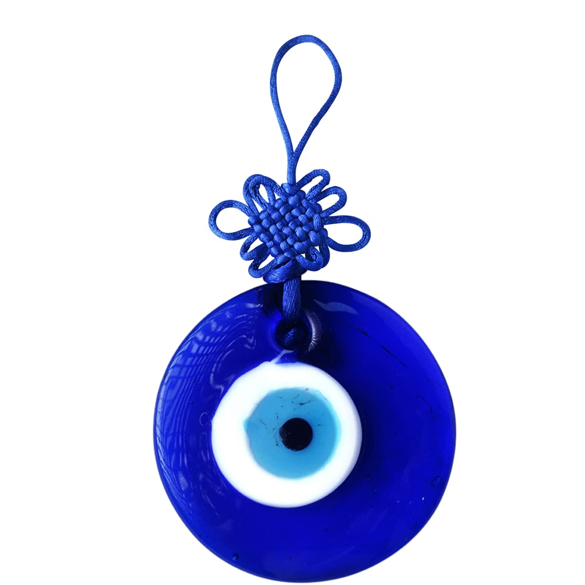 Shubhanjali Glass Evil Eye Hanging for Home 3 Inch | Evil Eye Hanging for Car Protection Home Entrnace Hanging - Image 6