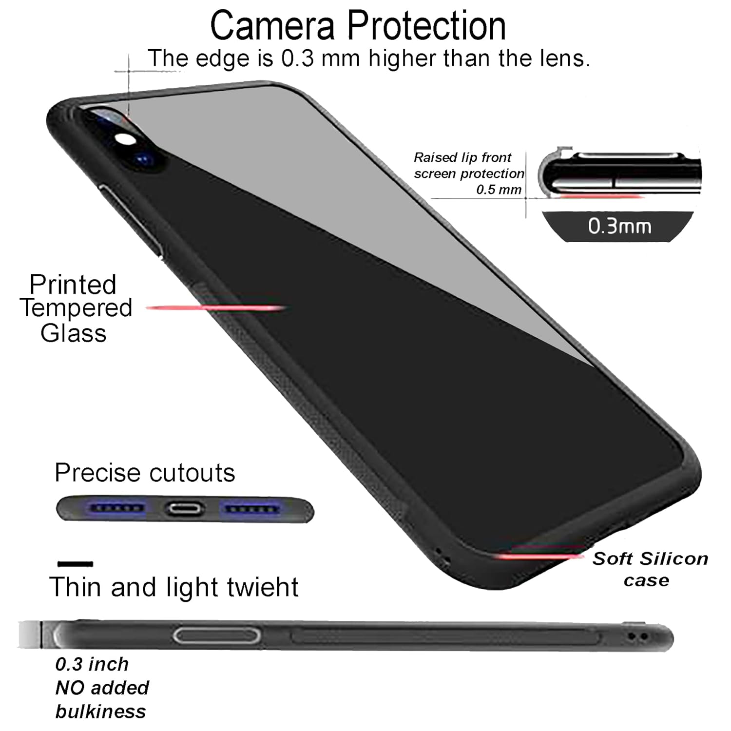COLORflow Back Cover case Compatible with iPhone 15 | Evil Eye Charm Customized | Shockproof TPU Bumper with Camera Protection Back Cover Compatible with iPhone 15 - Image 6