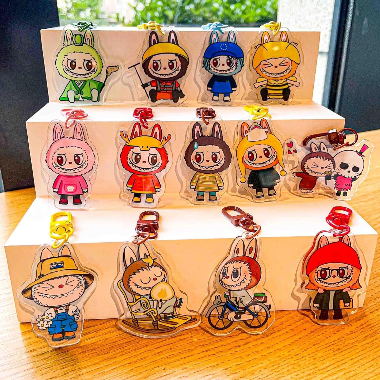 BNF® Cartoon Keychain Key Holder Funny Hanging Ornament for Backpack Wallet Decor Style A|Clothing, Shoes & Accessories | Womens Accessories | Key Chains, Rings & Finders - Image 9