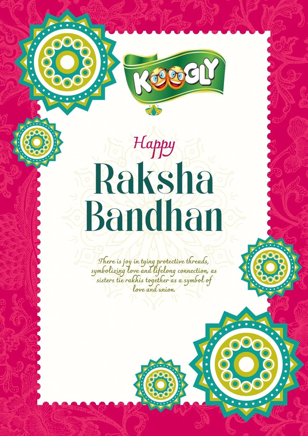 Koogly Rakhi for Brother (Set of 2) | beautiful Evil Eye rakhi | set of 2 for Bhai, Bhabhi, Brother, Bhaiya - Image 6