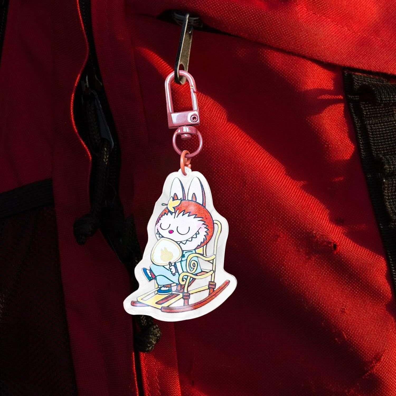 MERISHOPP® Cartoon Keychain Key Holder Funny Hanging Ornament for Backpack Wallet Decor Style G|Clothing, Shoes & Accessories | Womens Accessories | Key Chains, Rings & Finders - Image 7