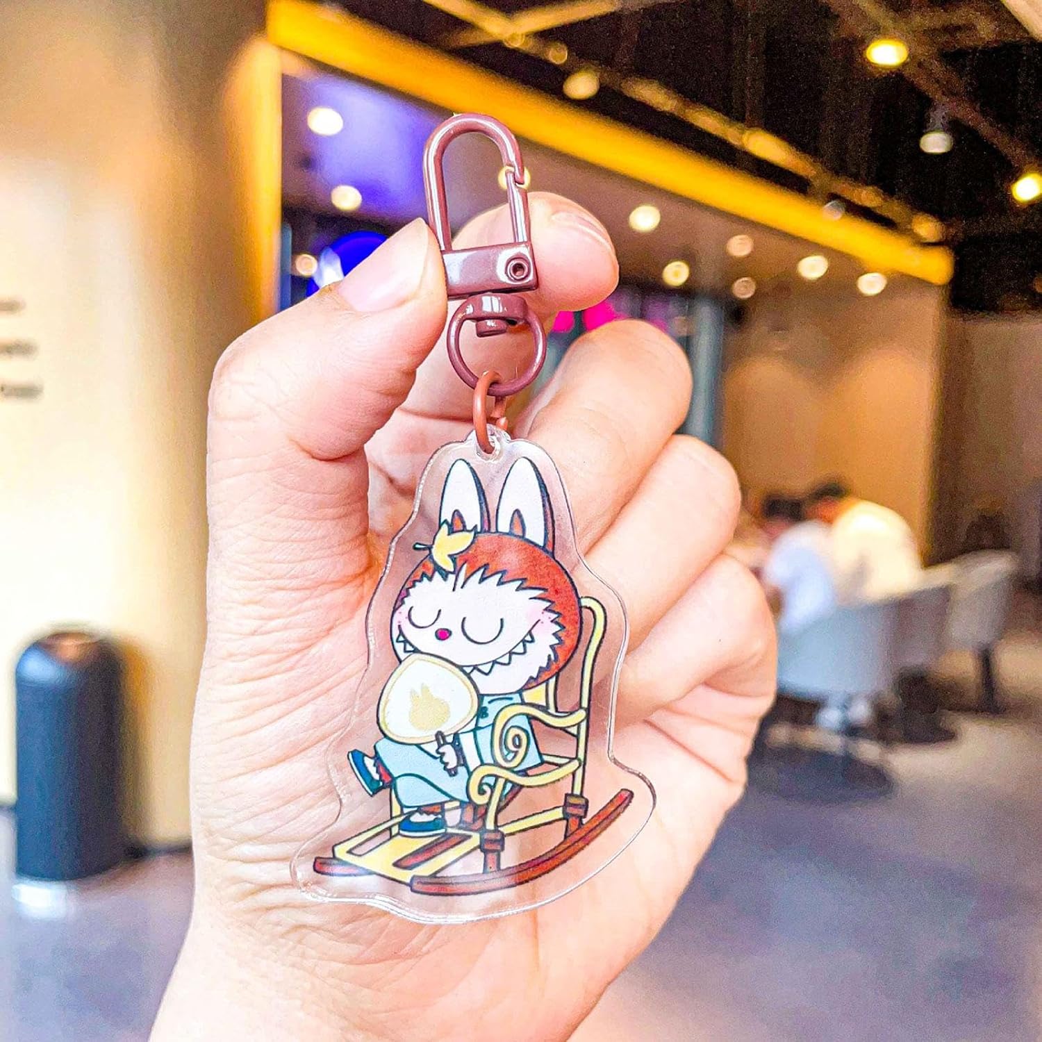 MERISHOPP® Cartoon Keychain Key Holder Funny Hanging Ornament for Backpack Wallet Decor Style G|Clothing, Shoes & Accessories | Womens Accessories | Key Chains, Rings & Finders - Image 8