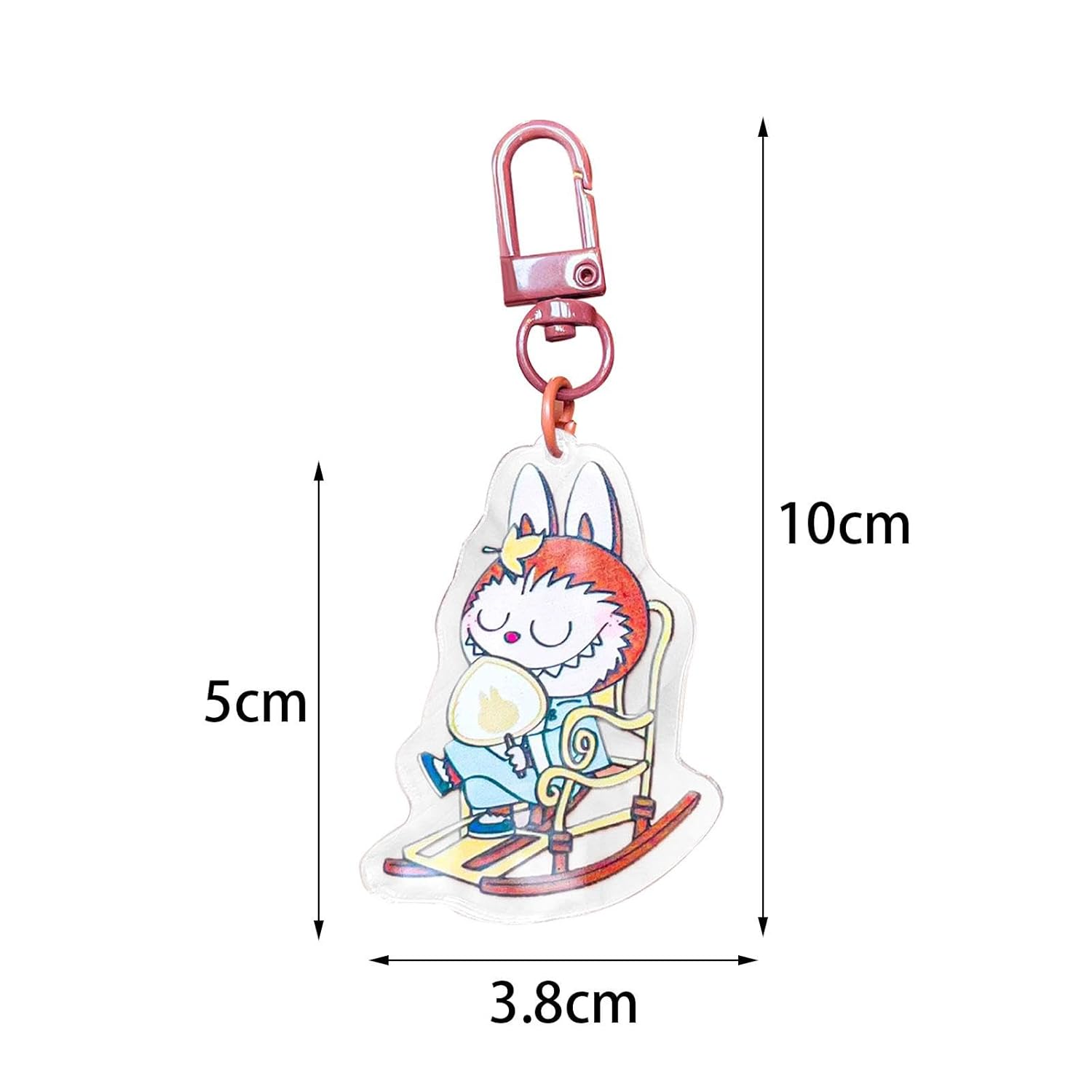 MERISHOPP® Cartoon Keychain Key Holder Funny Hanging Ornament for Backpack Wallet Decor Style G|Clothing, Shoes & Accessories | Womens Accessories | Key Chains, Rings & Finders - Image 10