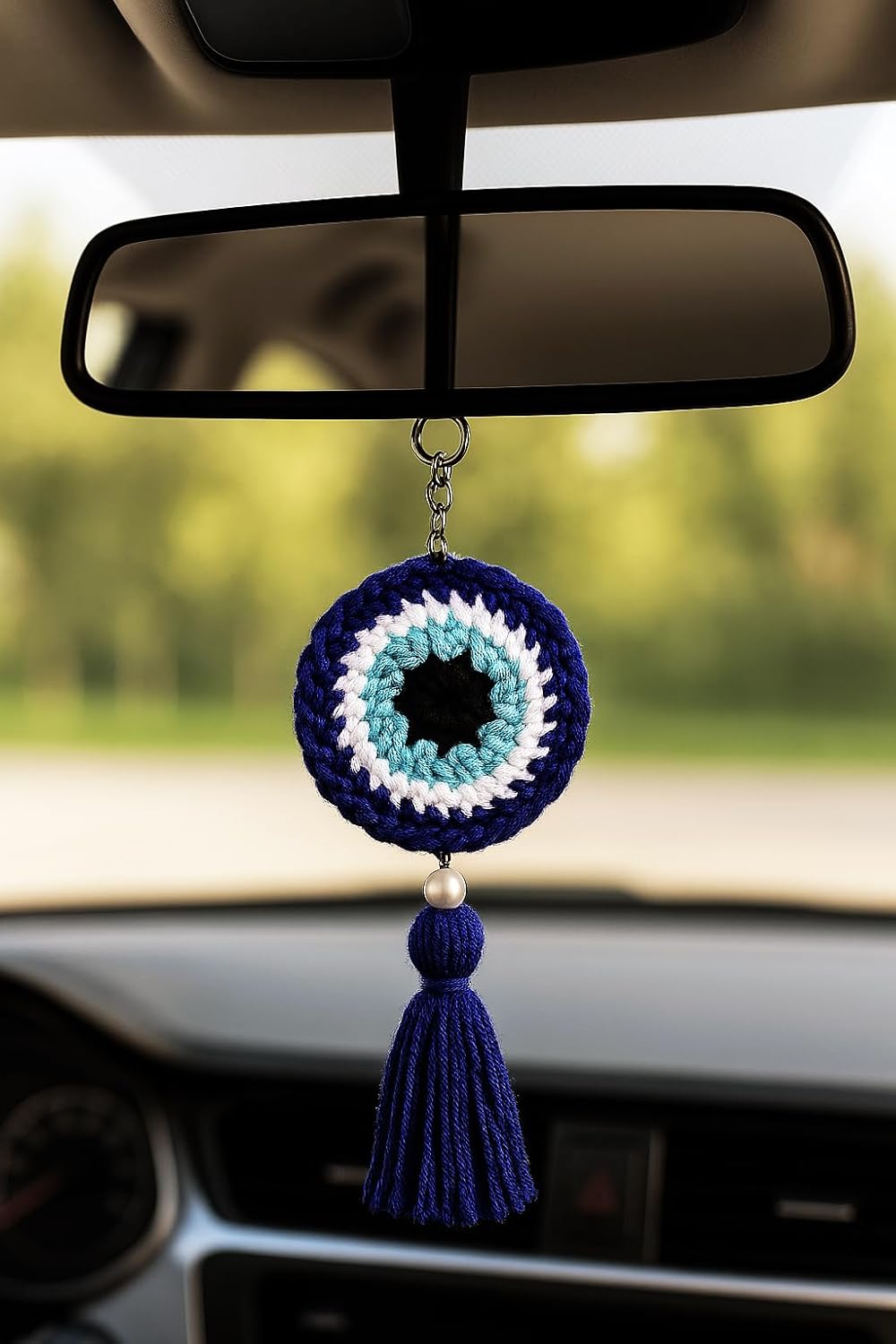SKAISTA Crochet Keychain Handmade Flower Hand Knitted Keychains Keyrings Charm Gift Accessories - Image 4