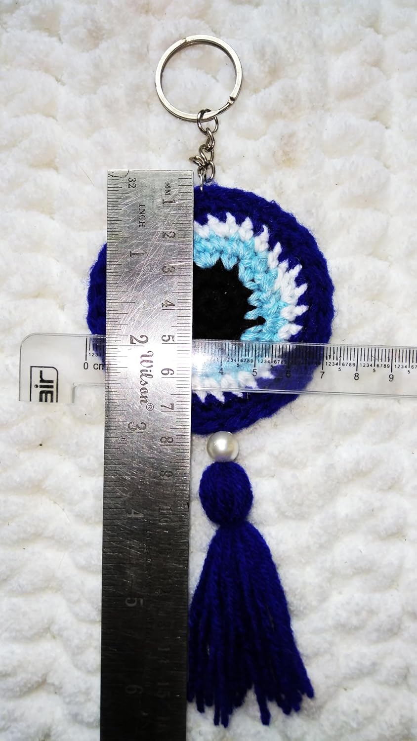 SKAISTA Crochet Keychain Handmade Flower Hand Knitted Keychains Keyrings Charm Gift Accessories - Image 9