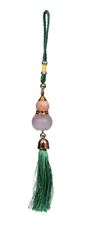 Evil Eye Hanging for Home Entrance Kalash Lattu Green Evil Eye Feng Shui Pendant Ornament Amulet for Wall & Door Hanging Car Dashboard Turkish Nazarbattu Good Luck and Prosperity - Image 2