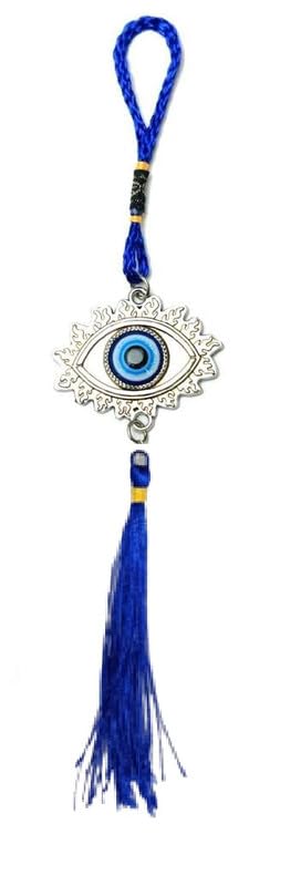 Evil Eye Hanging for Home Entrance One Eye Shape Evil Eye Feng Shui Pendant Ornament Amulet for Wall & Door Hanging Car Dashboard Turkish Nazarbattu Good Luck and Prosperity - Image 2