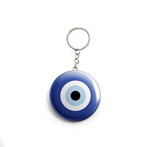AVI 58mm Regular Size Metal Keychain Blue Fortunate Evil Eye Symbol R7002195 - Image 3