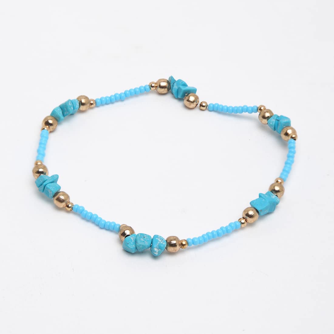 Evil eye metal chain charm baracelet set - Image 9