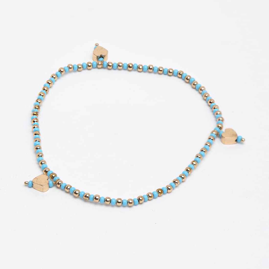 Evil eye metal chain charm baracelet set - Image 7