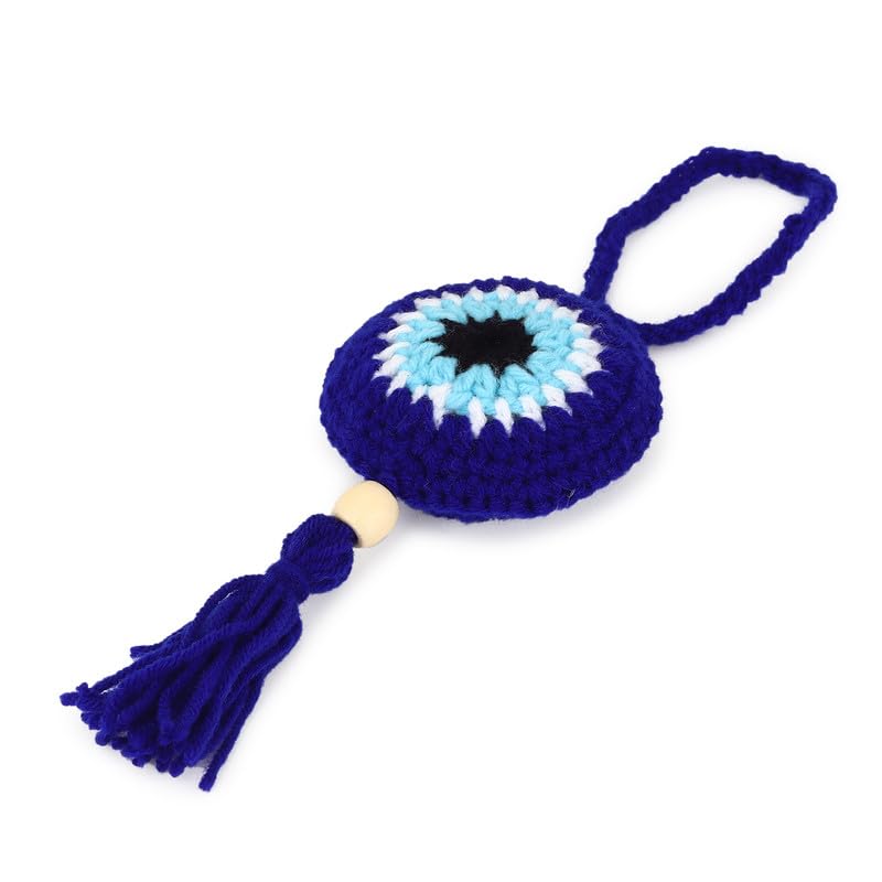 COZY_CROCHET Handmade Blue Evileye Charm|Blue - Image 2