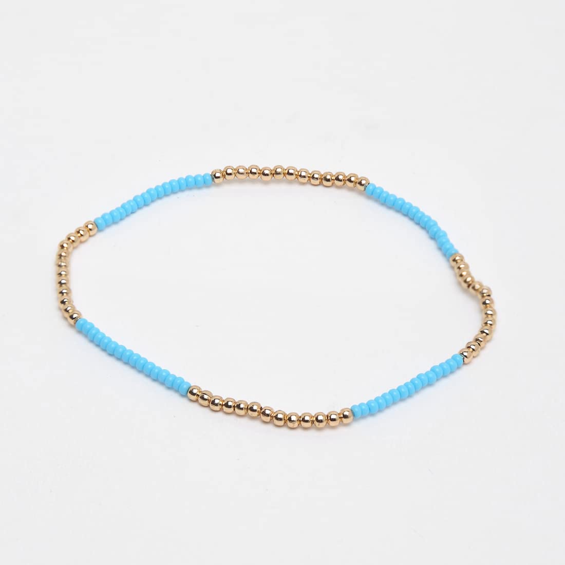 Evil eye metal chain charm baracelet set - Image 4