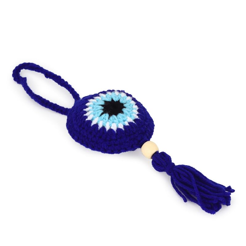 COZY_CROCHET Handmade Blue Evileye Charm|Blue - Image 4