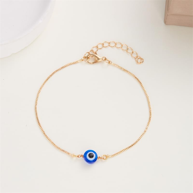 Shining Diva Fashion Latest Stylish Turkish Evil Eye Charm Bracelet for Women Men Girls Boys - Image 3