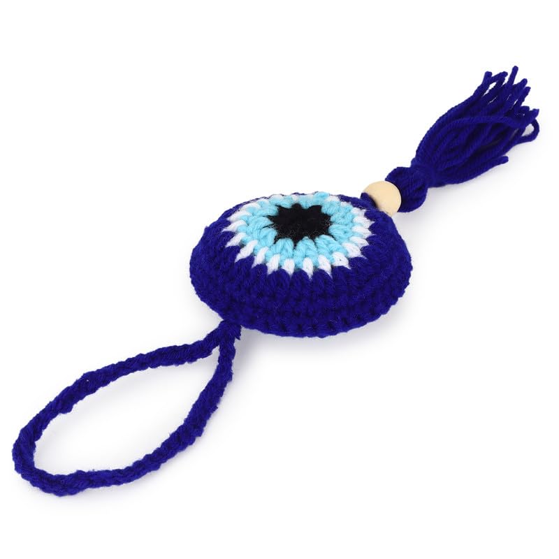 COZY_CROCHET Handmade Blue Evileye Charm|Blue - Image 3