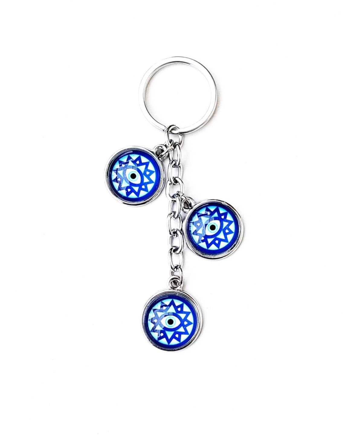 VSASA FENGSHUI EVIL EYE METALLIC Keychain - Image 3