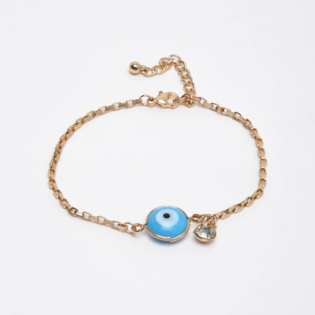Evil eye metal chain charm baracelet set - Image 8
