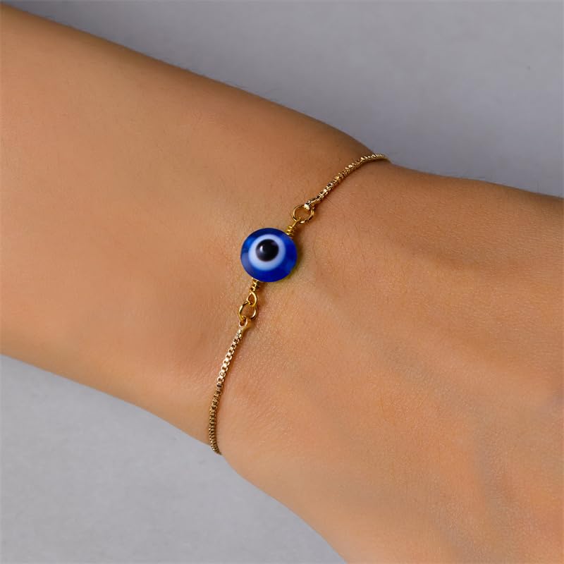 Shining Diva Fashion Latest Stylish Turkish Evil Eye Charm Bracelet for Women Men Girls Boys - Image 5