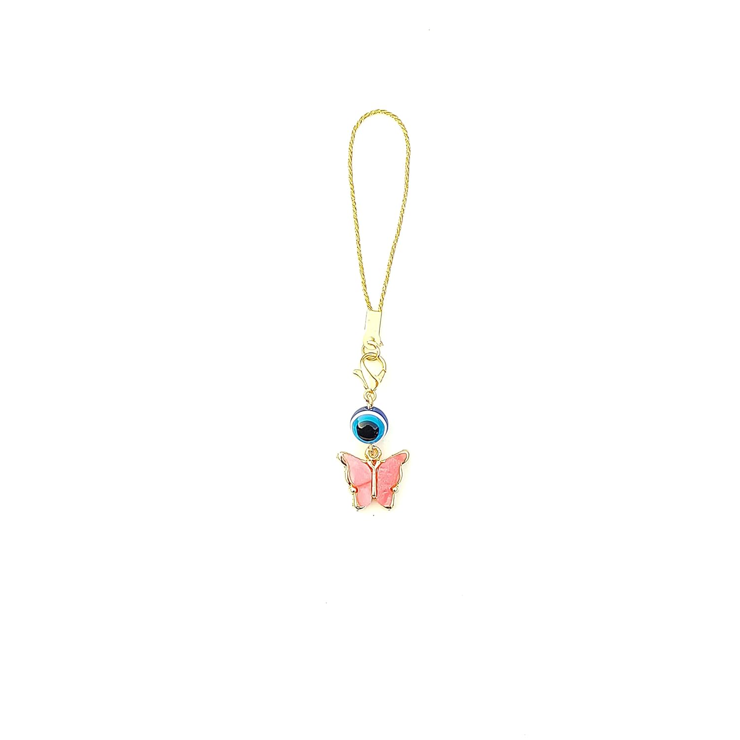 Cute Butterfly with Evil Eye Phone Charm Delicate Aesthetic Charm For Phone Bag Keychain Airpods Camera Pendants USB charm Decor - Image 2