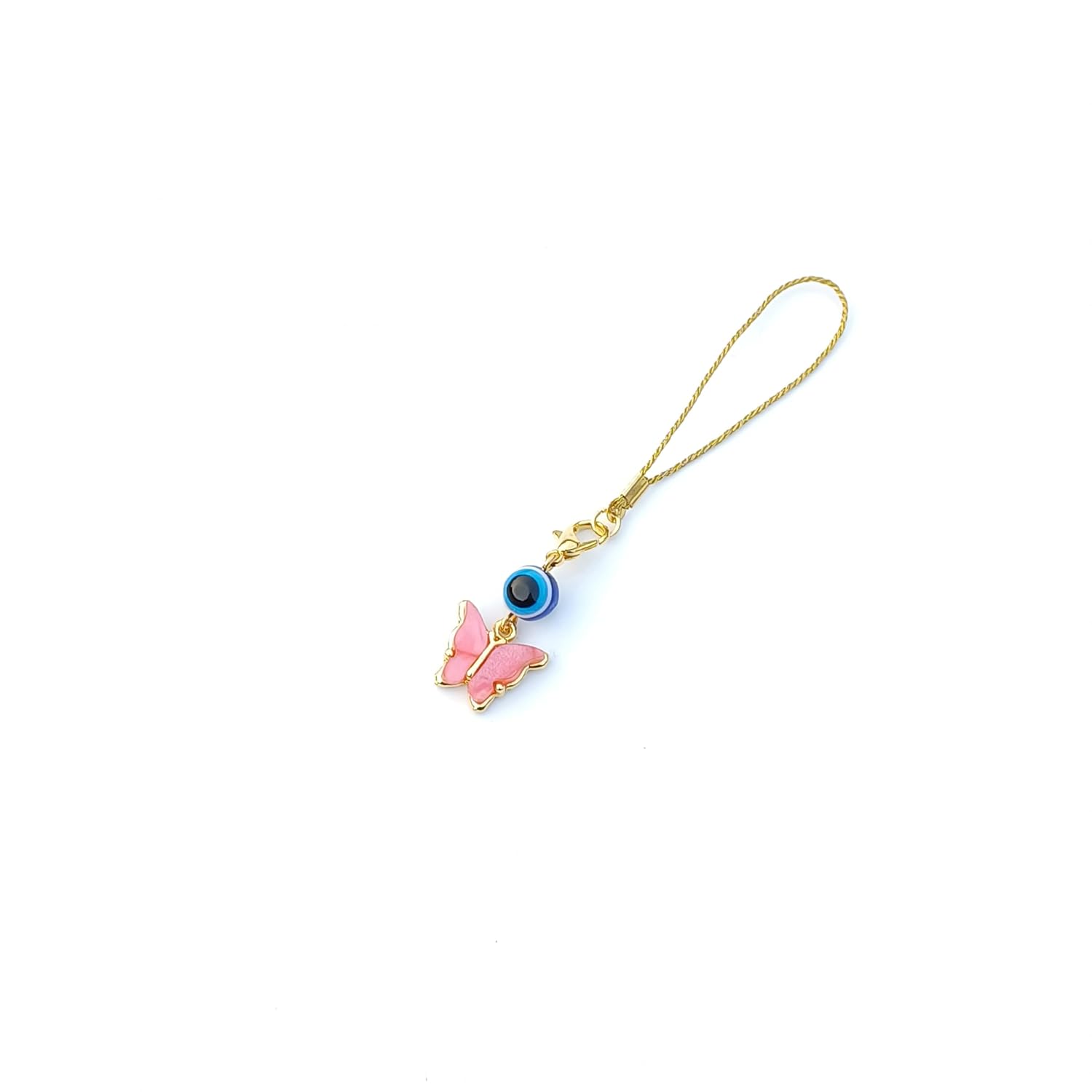 Cute Butterfly with Evil Eye Phone Charm Delicate Aesthetic Charm For Phone Bag Keychain Airpods Camera Pendants USB charm Decor - Image 6