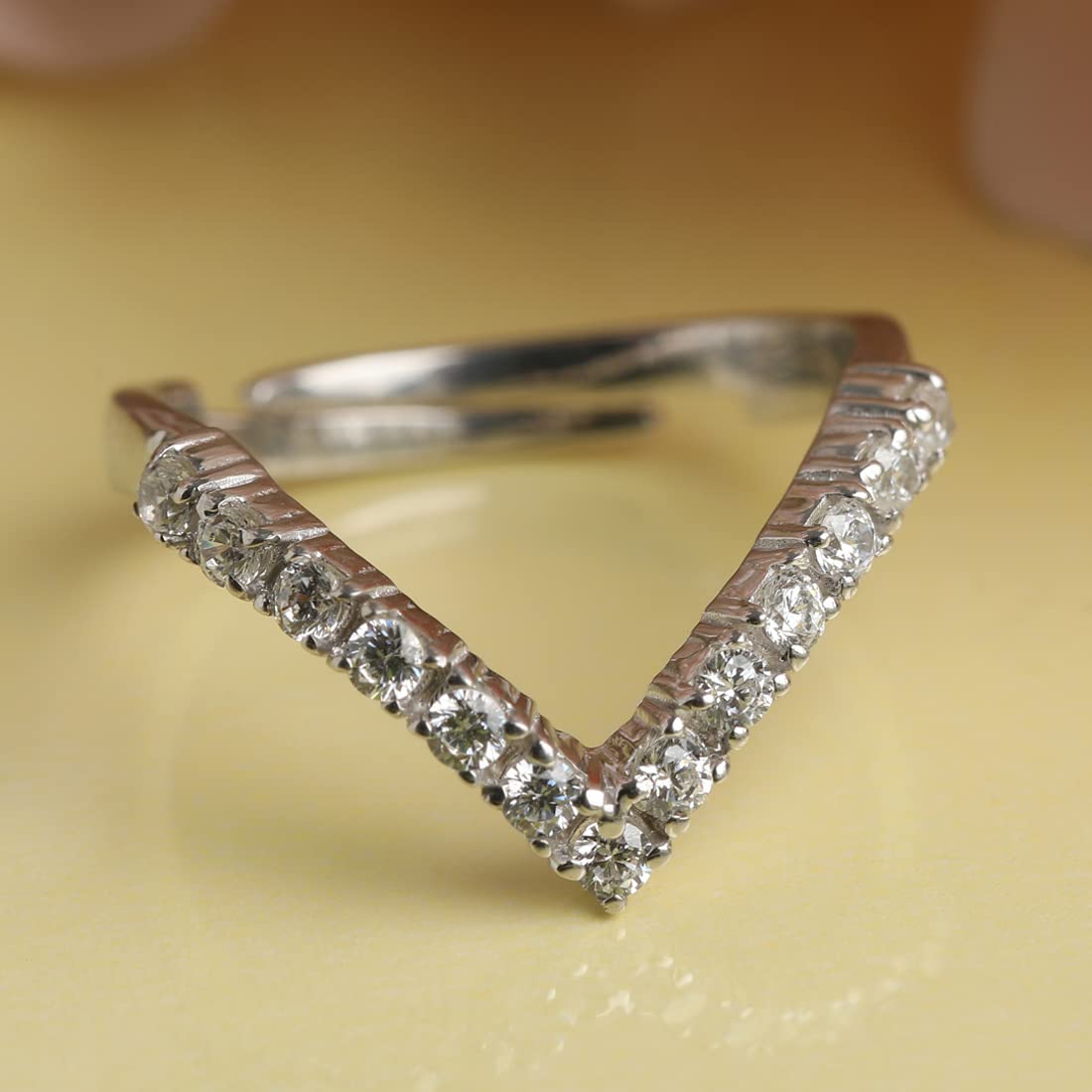 Clara 925 Sterling Silver Rings | Multiple Design Options | Size Adjustable, Rakhi Rakshabandhan Gift for Sister Bhabhi| Gift for Women Wife Girls - Image 3