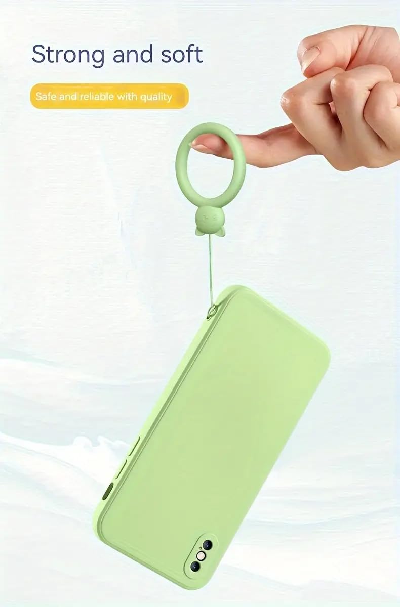 KICKZU cell phone lucky charm Keychain Silicone Finger Ring Lanyard for Mobile Phones Hanging thread Strap Anti-Slip ideal for Cameras keys pen drive electronics accessories - Image 7
