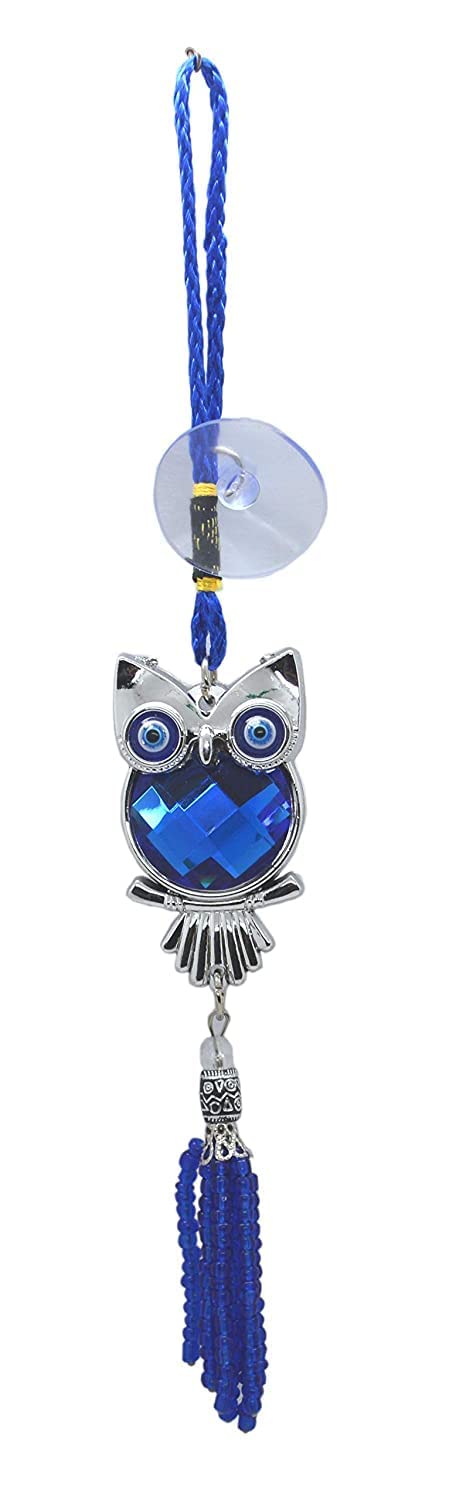 Revashree Craft World Turkish Blue Evil Eye Protective Wall Hanging Decor Amulet Ornament for Home Office - Image 2