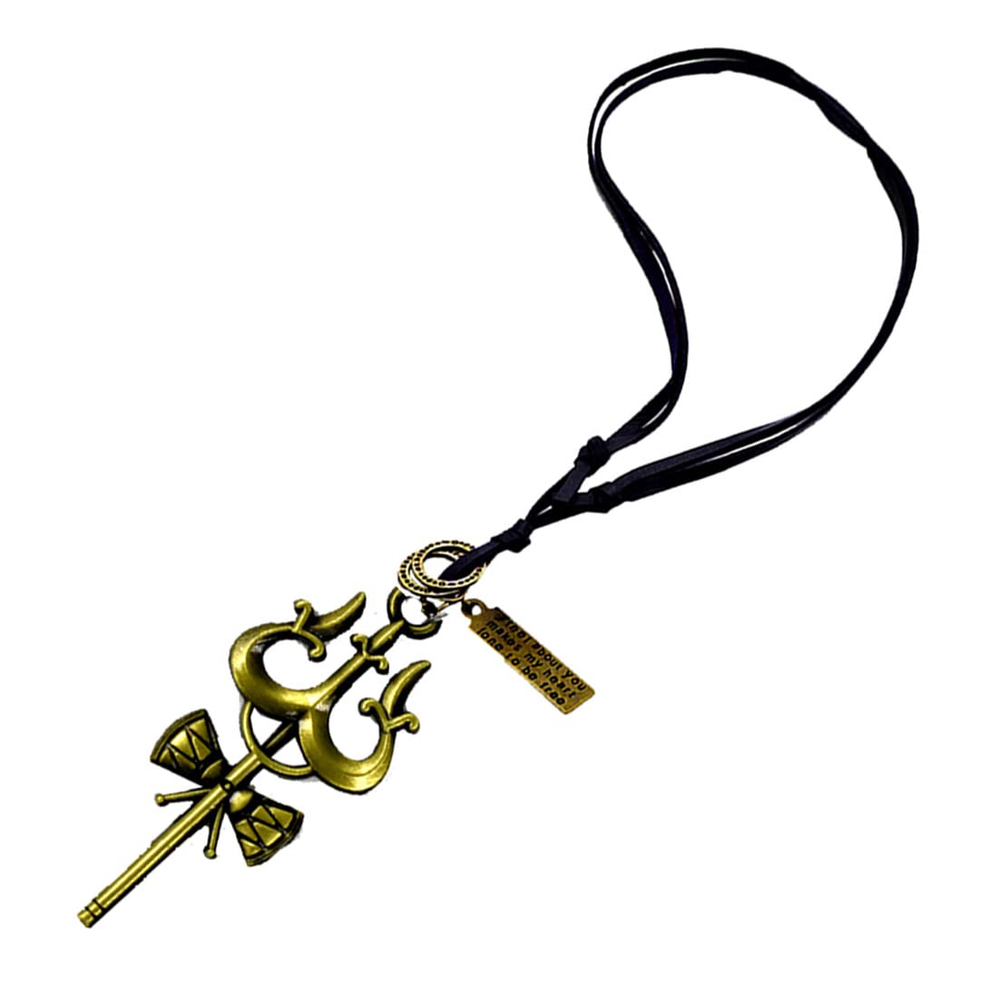 AFH Trishul Damaru Lord Shiva Bronze Car Hanging Charm Decorative Hanging Ornament - Image 3