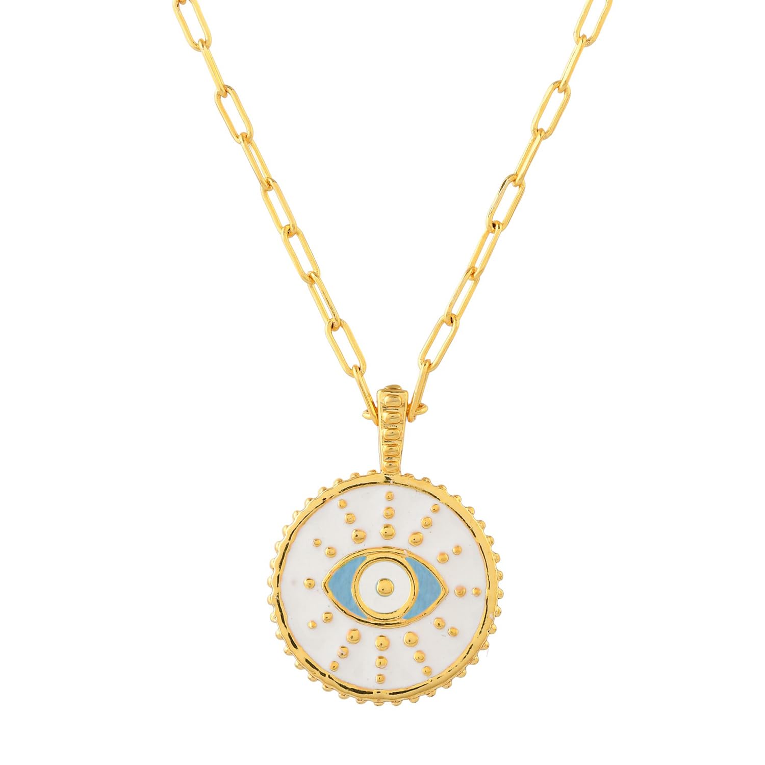 VOYLLA Zodiac Virgo And Evil Eye Reversible Pendant|Zodiac Sign|Everyday Pendant|Gift For Her - Image 7