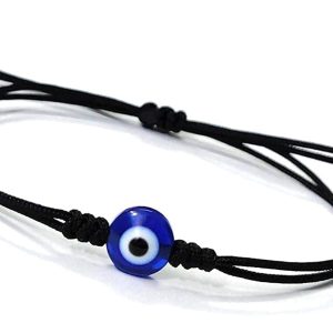 ARTIFICIAL TREE Handmade Evil Eye Nazar Dhaga Bracelet Adjustable Friendship Band for Women, Men | Nazar Bracelets 2 Piece | Stylish Adjustable Thread Bracelets for Protection (AT GIRLS BRCT 005)