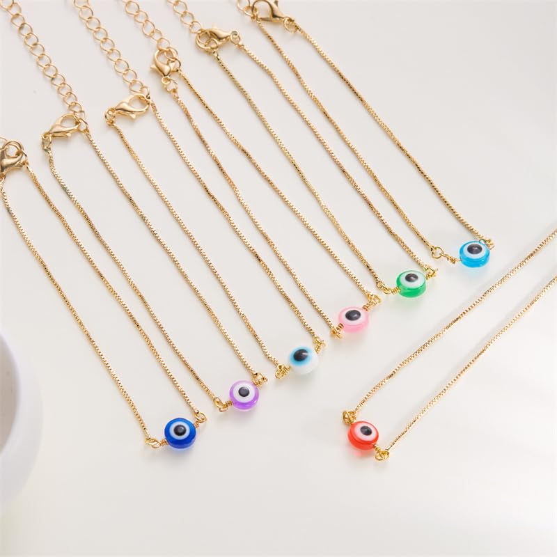Shining Diva Fashion Latest Stylish Turkish Evil Eye Charm Bracelet for Women Men Girls Boys - Image 6