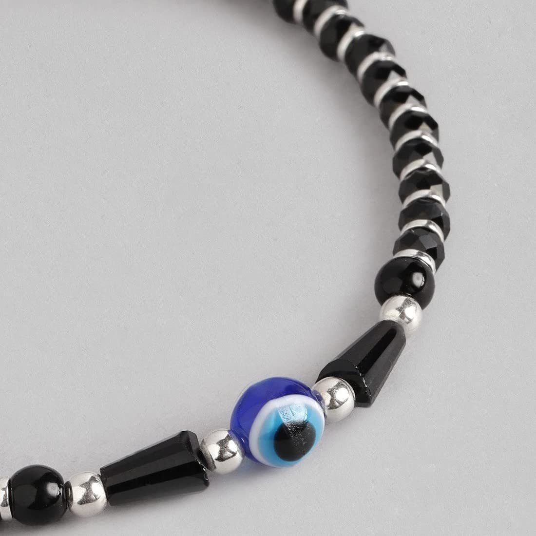 ZAVYA 925 Sterling Silver Evil Eye Rhodium Plating Bracelet | Gift for Women and Girls | 1 Year Plating Warranty|Rakhi Gift For Sister - Image 5