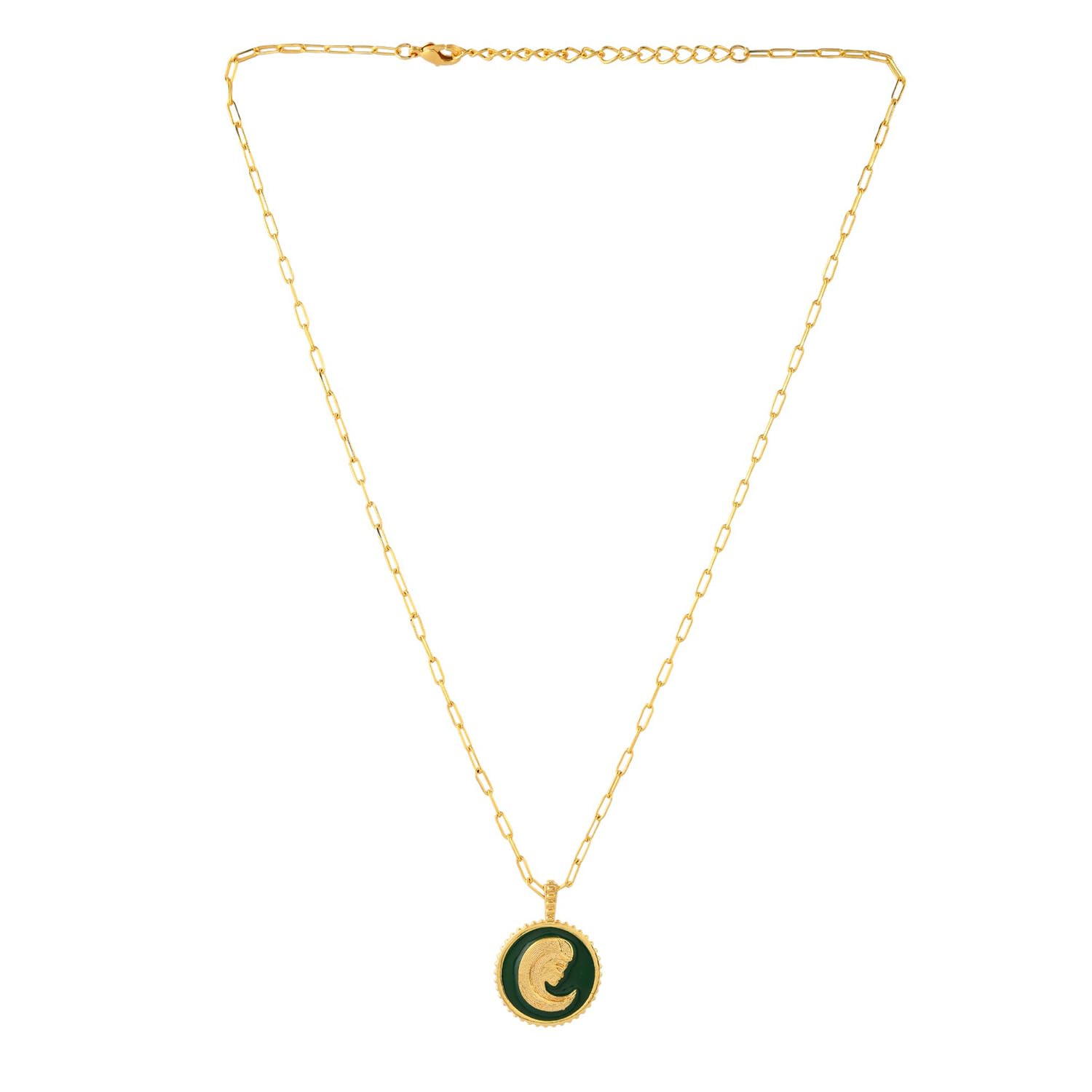 VOYLLA Zodiac Virgo And Evil Eye Reversible Pendant|Zodiac Sign|Everyday Pendant|Gift For Her - Image 6
