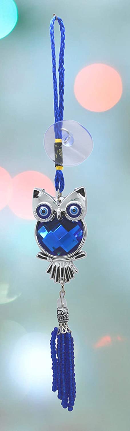 Revashree Craft World Turkish Blue Evil Eye Protective Wall Hanging Decor Amulet Ornament for Home Office - Image 6