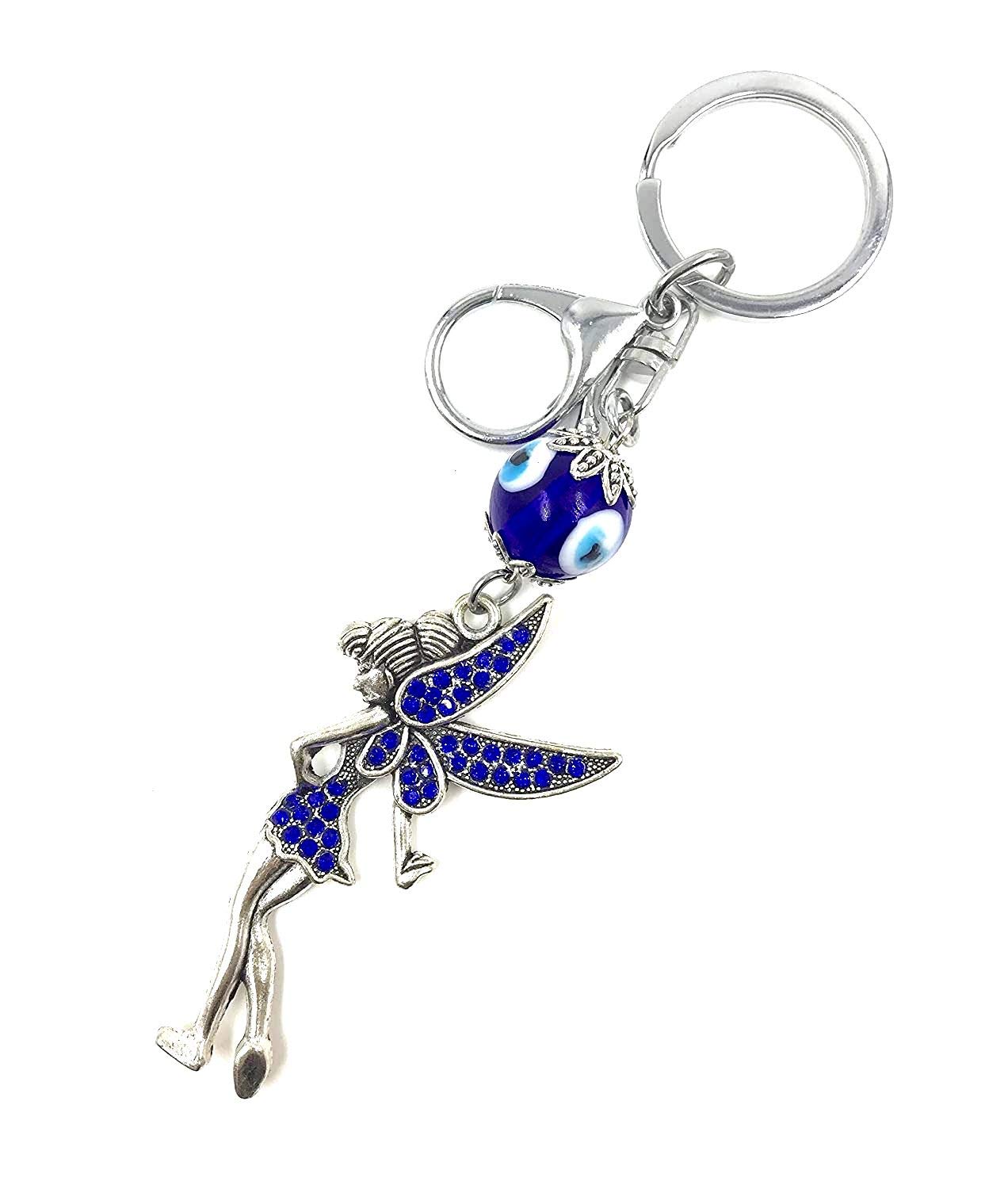 Trunkin Fairy Angel Girl Evil Eye Protection Keyring; Multicolour - Image 5