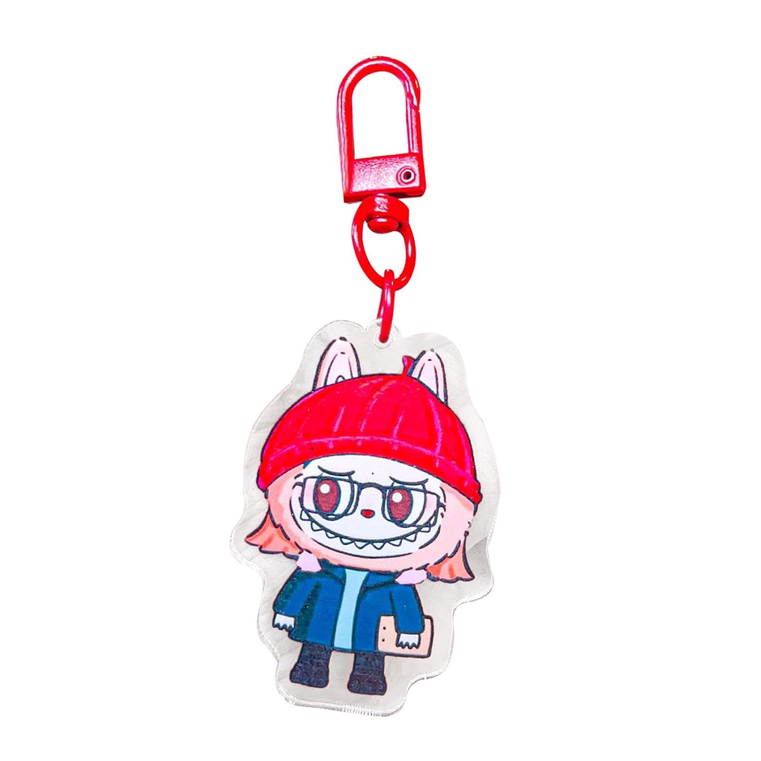 MERISHOPP® Cartoon Keychain Key Holder Funny Hanging Ornament for Backpack Wallet Decor Style A|Clothing, Shoes & Accessories | Womens Accessories | Key Chains, Rings & Finders - Image 2