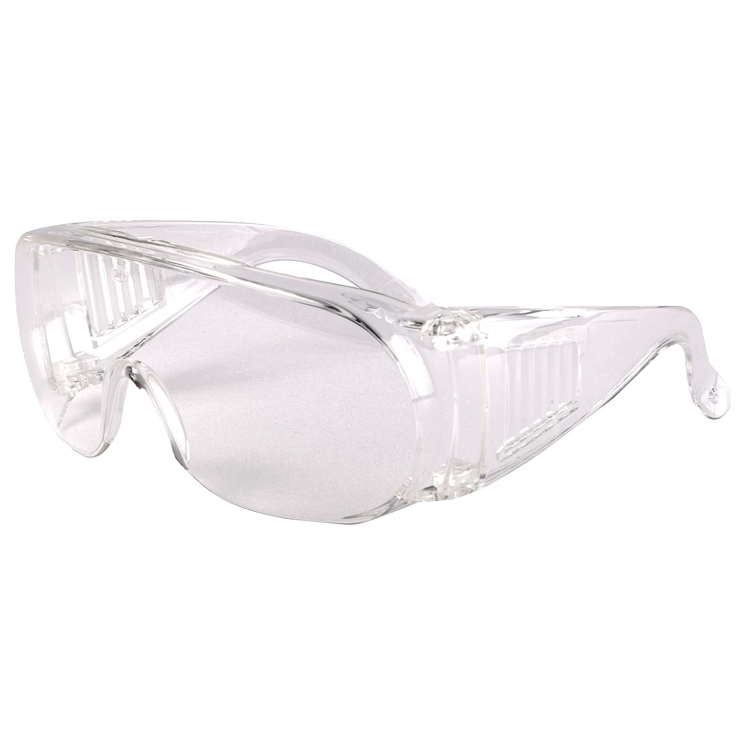 3M 1611 Safety Goggles Hard Coat Eyewear, Over The Spectalar Eye Protector, Anti Pollution Goggles For Multipurpose Use In Riding Motorcycle, Construction, Clear Transparent Goggles (Pack of 1) - Image 2