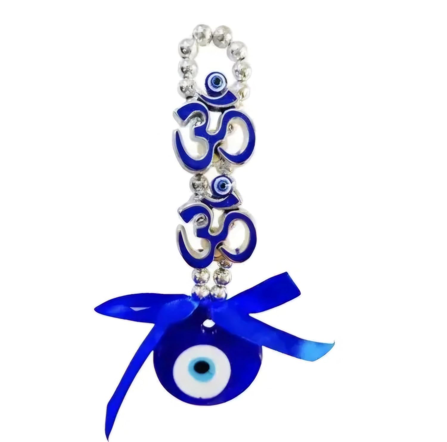 DT DECTONE Combo of 2 Lucky Evil Eye Nazar Battu, Big Om Evil Eye and Medium Om, Lucky Nazar Battu for Home Protection, Good Luck Charm and Prosperity at Office & Home - Image 5