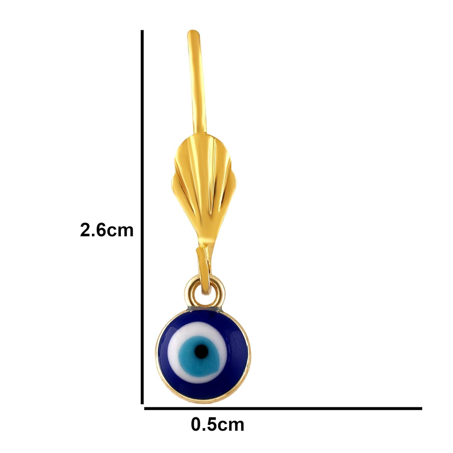 BDIVA 18K Gold Plated Earrings for Woman and Girls/Hoops Earrings with Hook Closure, Latest Collection for Party, Festive Season and Gift, Handmade Earring - Image 5