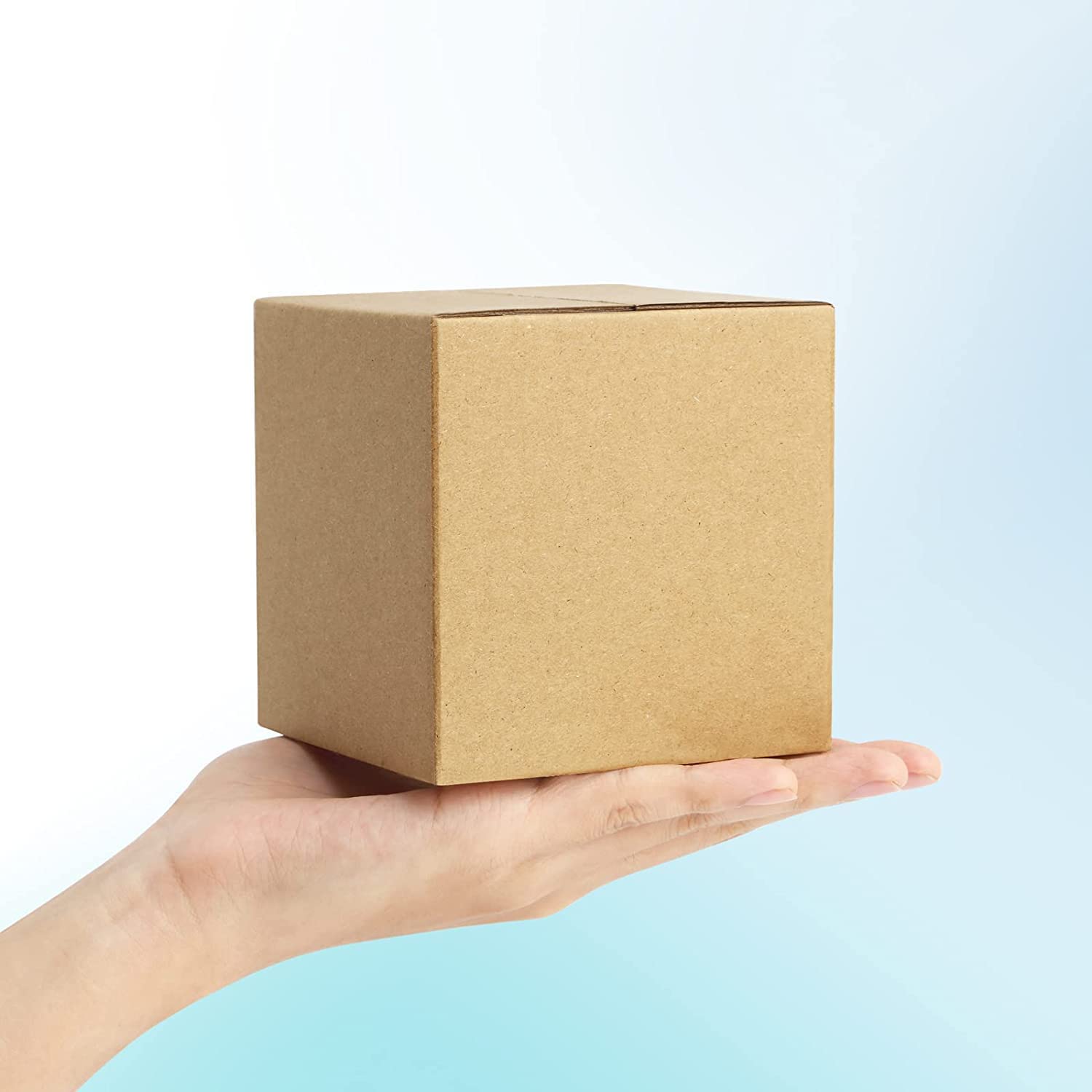 SecureShip 4 x 4 x 4 Corrugated Cardboard 3 Ply Box For Packing, Moving, Shipping, Gifting, Multi Propose Use (Pack of 10) - Image 3