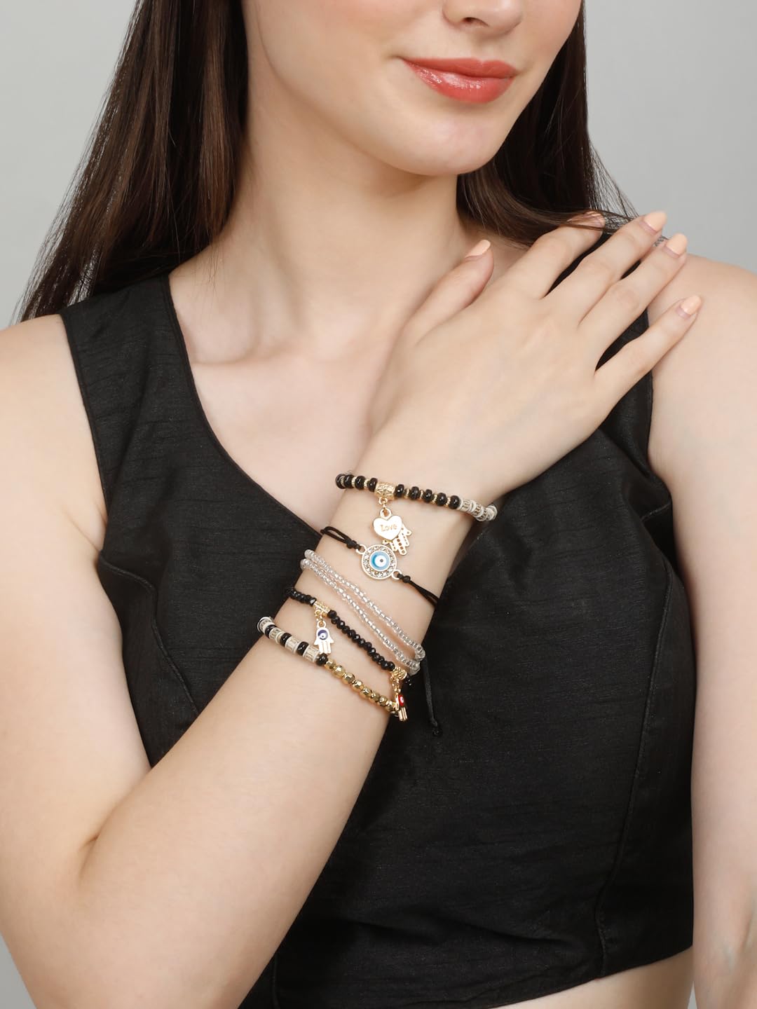YouBella Jewellery for Women Evil Eye Bracelet for Girls and Women - Image 3