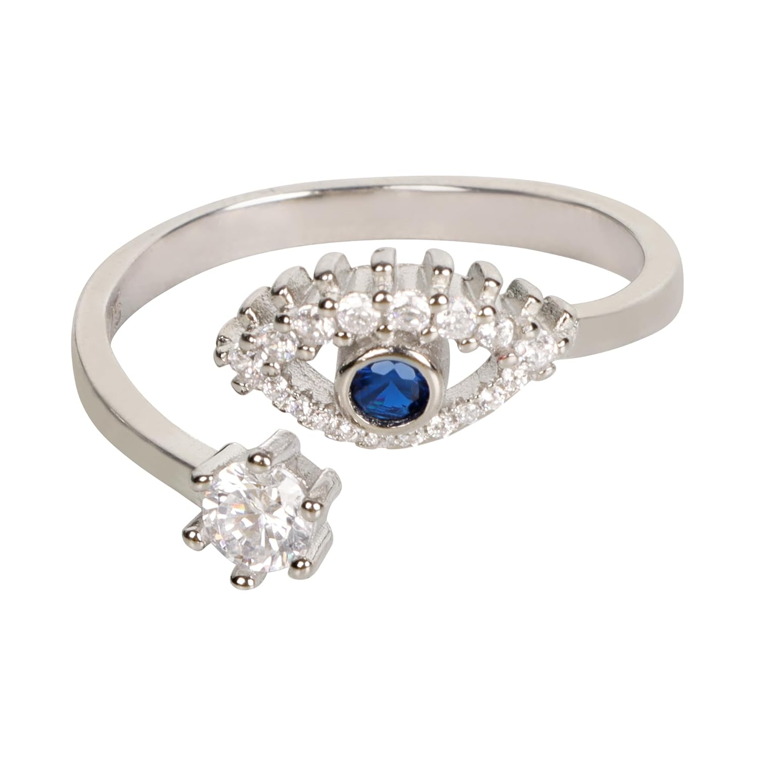 Silver Chest 925 Sterling Silver Ring for Women & Girls | Featuring Cubic Zirconia | Authenticity Certified | Elegant design perfect for any occasion a timeless addition to your jewelry collectio - Image 6