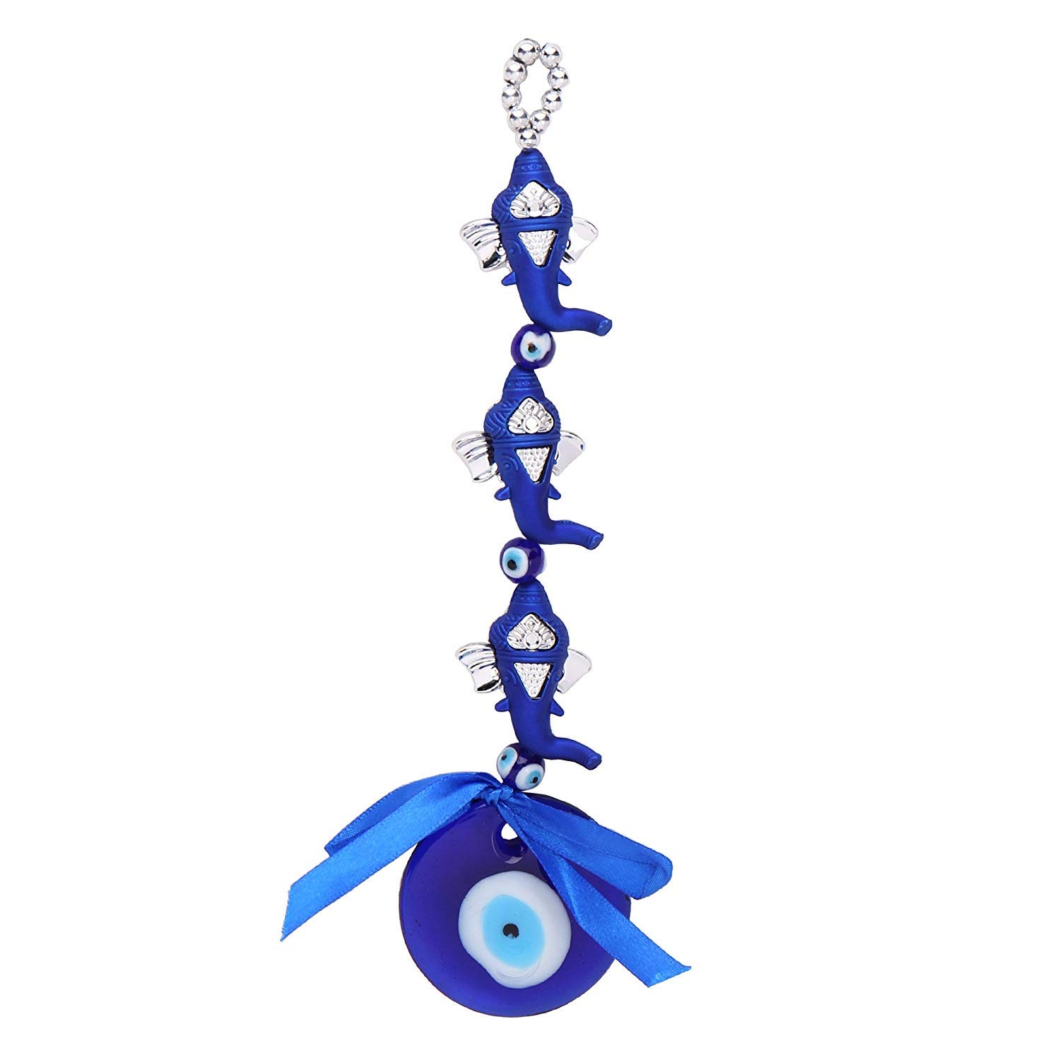 GJ Feng Shui Ganesh Evil Eye Ganesha Protection for Car and Door Hanging - Image 2