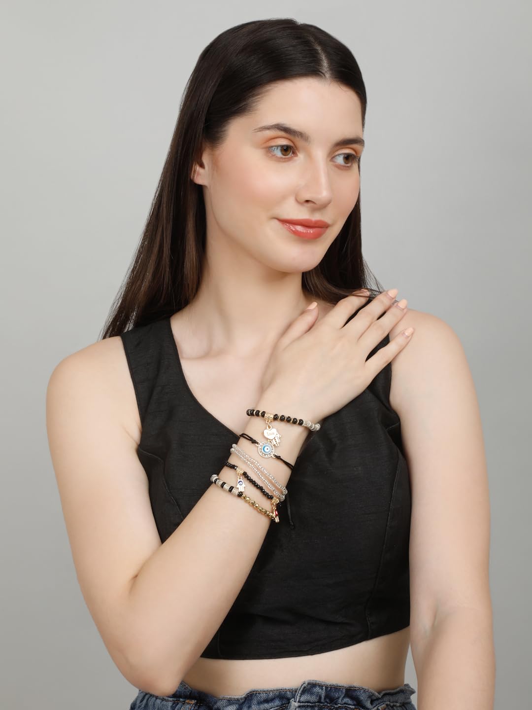 YouBella Jewellery for Women Evil Eye Bracelet for Girls and Women - Image 4