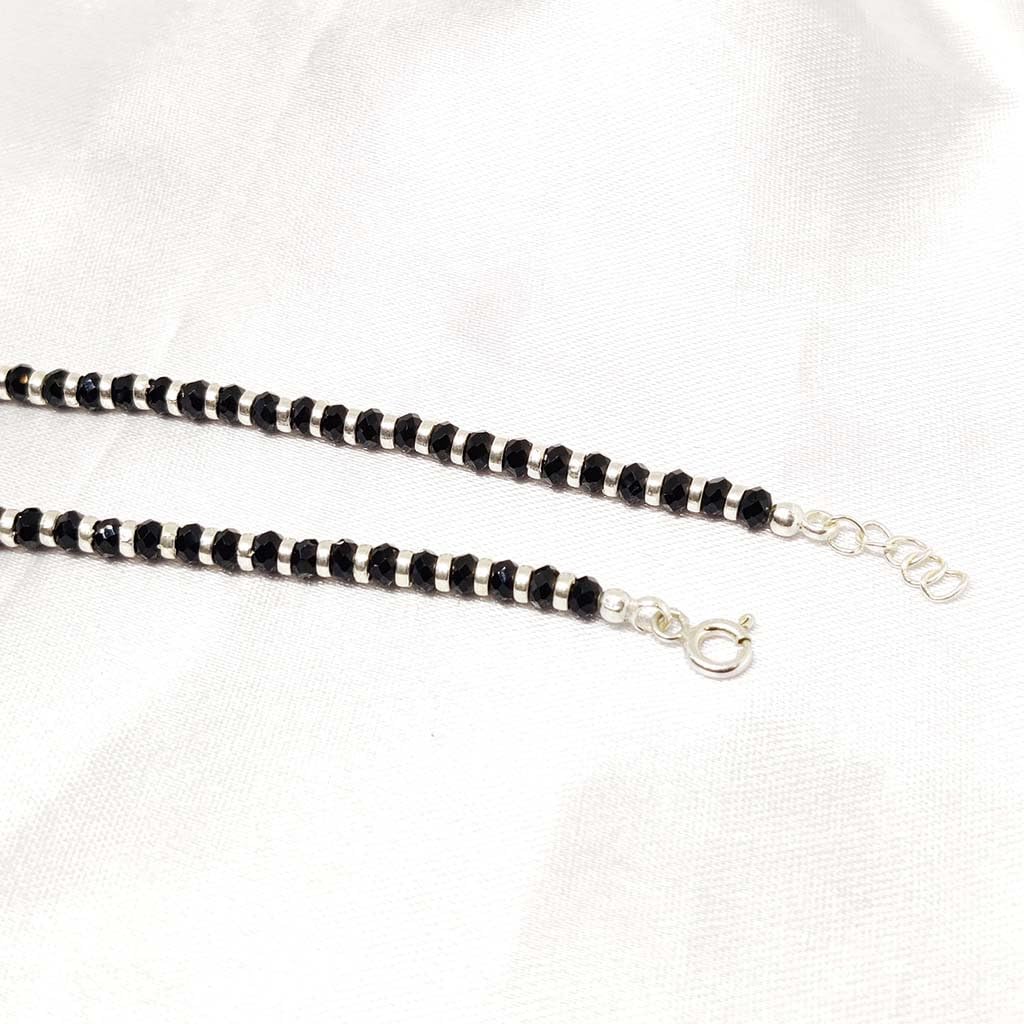 Jewelquick Designed 925 Sterling Silver Evil Eye Baby Nazariya Bracelet for Baby boys & Girls | Comfortable & Adjustable | Weight 5 gm (6month - 2 years) - Image 3