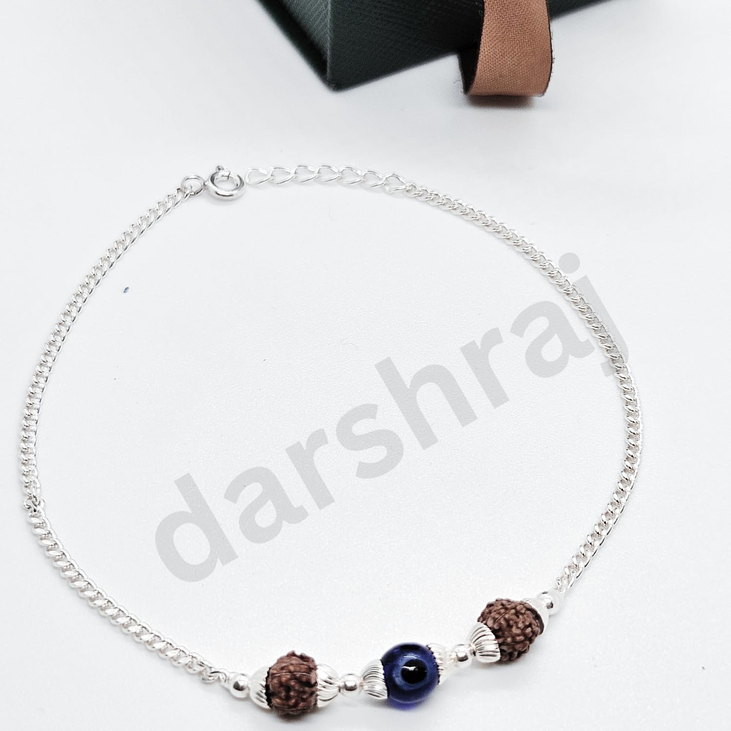DARSHRAJ 925 Sterling Silver Nazariya Bracelet for Timeless Elegance and Positive Vibes – Perfect for Girls, Women, Men, and Boys - Image 3