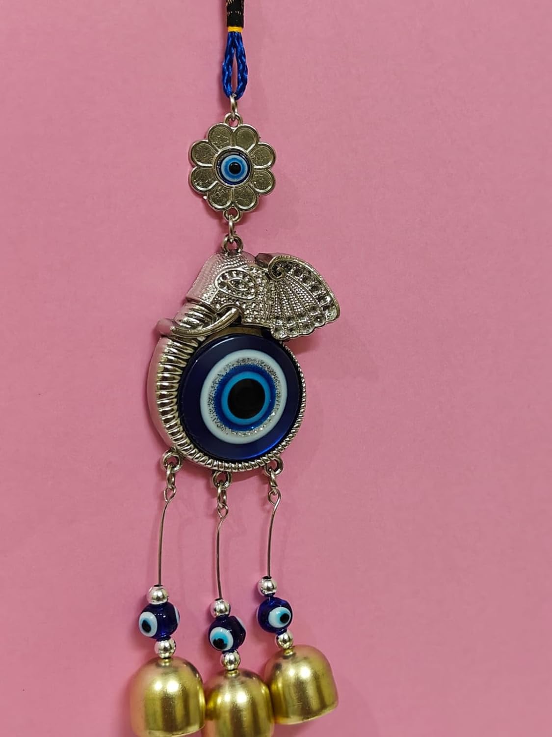 SRDH Evil Eye Elephant Hanging for Home Décor, Outdoor Indoor & Office Hanging for Good Luck with Prosperity - Image 5