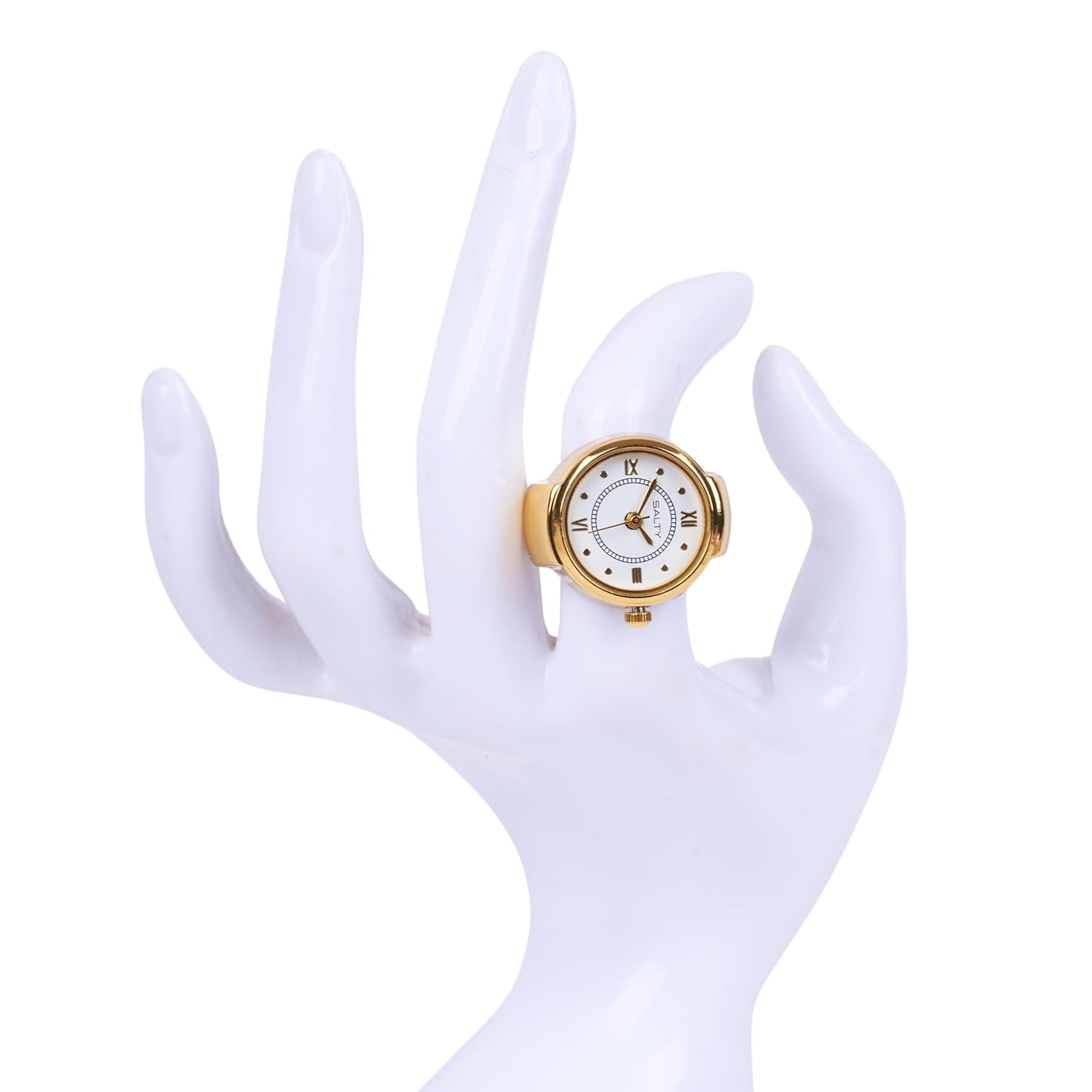 SALTY Ring Watch for Women & Girls | 6 Months Warranty | Stylish Stretchable | Anniversary, Engagement, Birthday & Everyday Wear Gift - Image 6