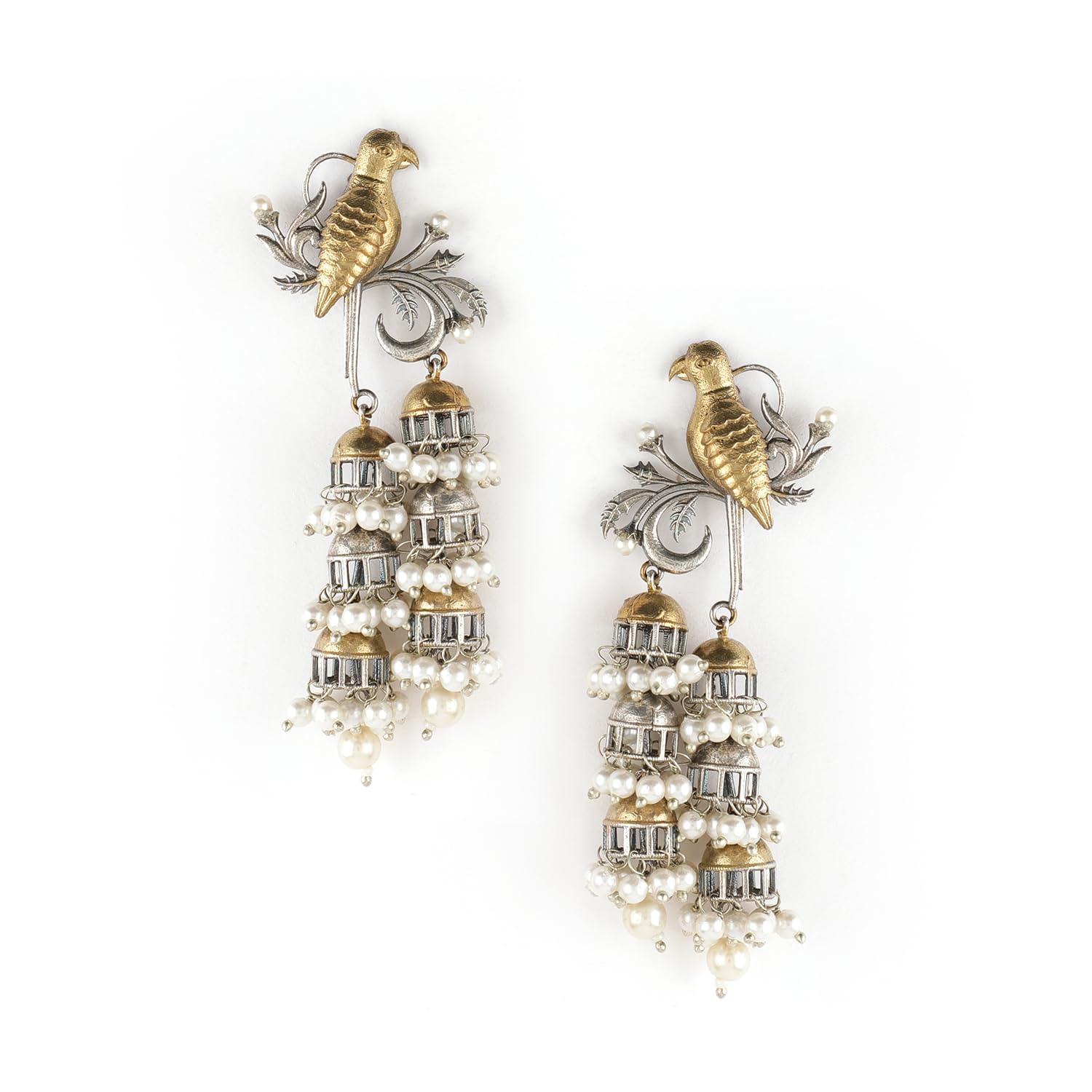 Rubans Handcrafted Motif Earrings for Women & Girls – Oxidised, Dangle & Festive Wear Jewelry Collection - Image 2